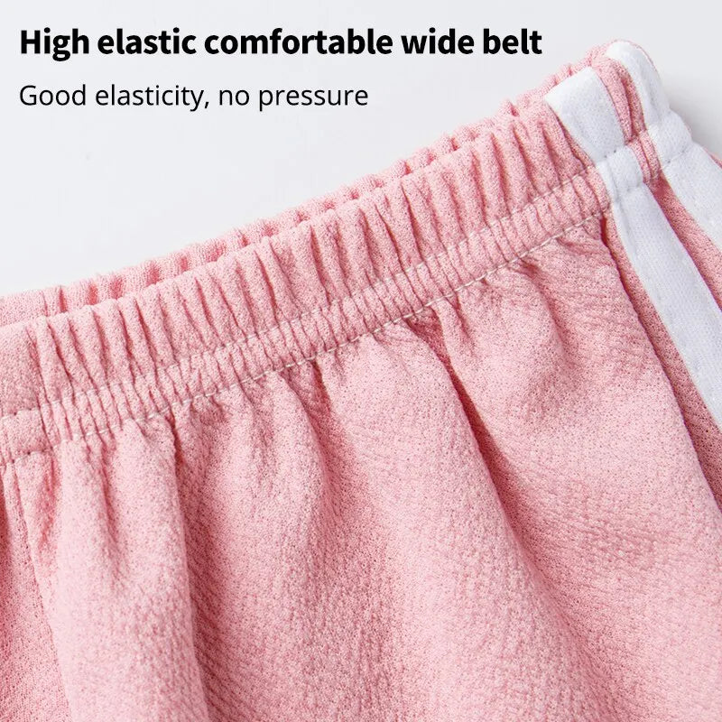Children's Mosquito Pants Summer Thin Boys' Summer Pants Ice Silk Girls Large CHILDREN'S Silk Bloomers Pajama Pant