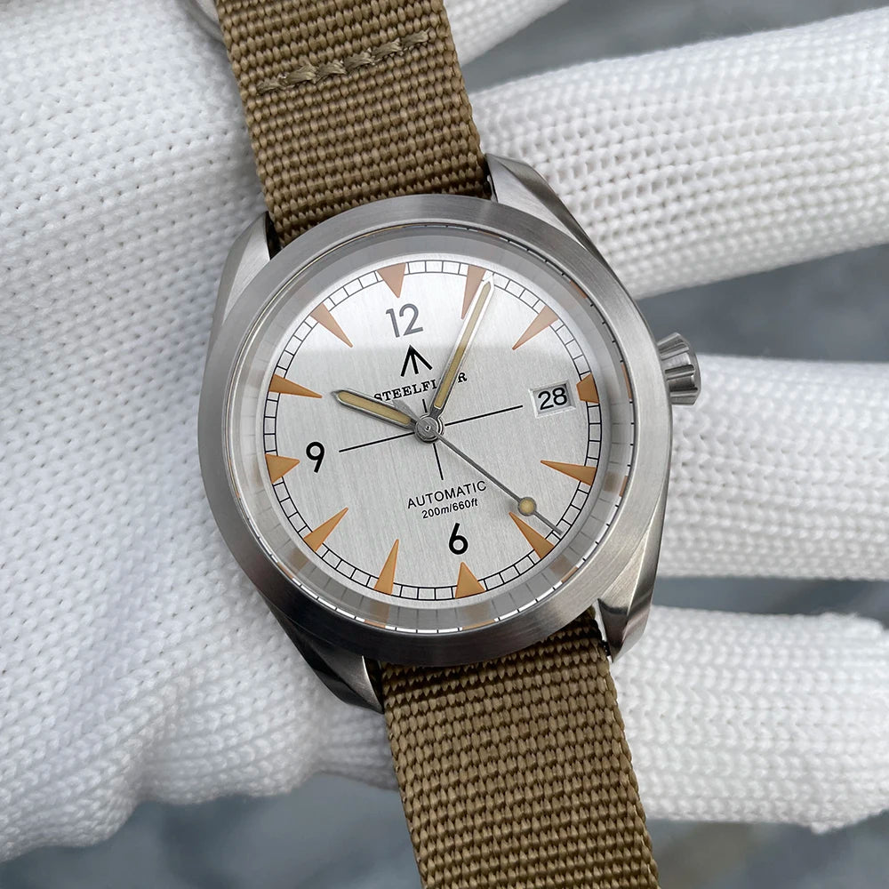STEELFLIER Official SF751 Luxury Fashion Mechanical Wristwatch NH35 Movement Super Luminous 20Bar Waterproof Classic Dive Watch