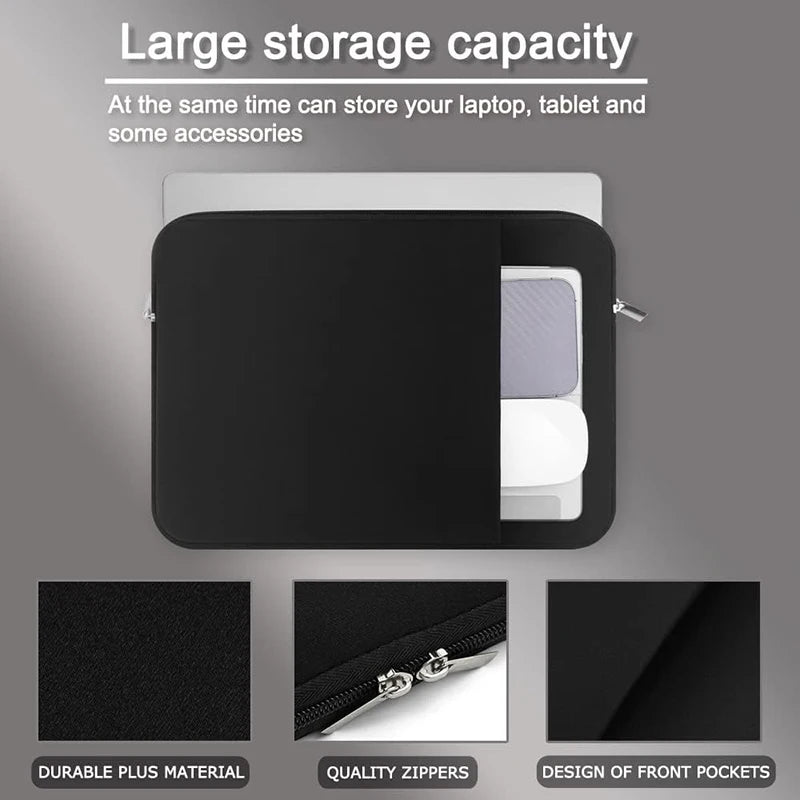 Laptop Case Notebook Sleeve Soft Laptop Cover Bag 11"12"13"14"15.6"for Macbook Air Pro Retina Xiaomi Huawei Matebook Dell Pouch