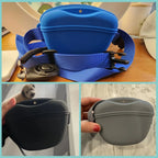 Silicone Dogs Treat Bag Pet Portable Dog Training Waist Bag Outdoor Feeder Puppy Snack Pouch Food Reward Storage Bag with Belt