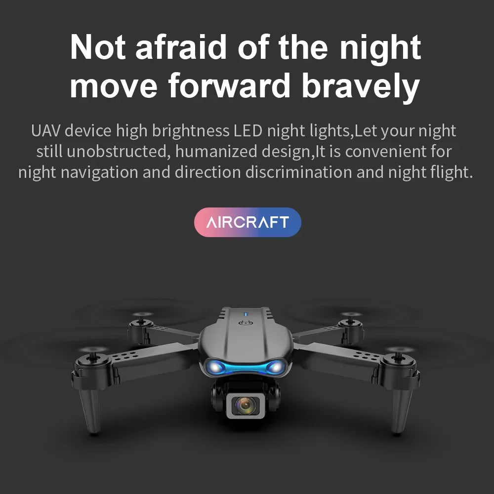 Professional HD E99Pro Drone 4k Dual WIFI fpv Quadcopter Aircraft with Obstacle Avoidance for Aerial Photography Drone Camera