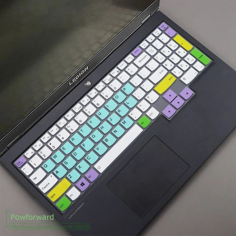 For LENOVO LEGION 5 5i 2021 15.6  inch (15'') LEGION 5 PRO 16 inch (16")  laptop  Silicone laptop keyboard cover skin