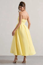 2025 French Fashion Elegant Long Evening Dress Women High-end Solid  Sleeveless Strapless Party Dress Chic Minimalist Clothes