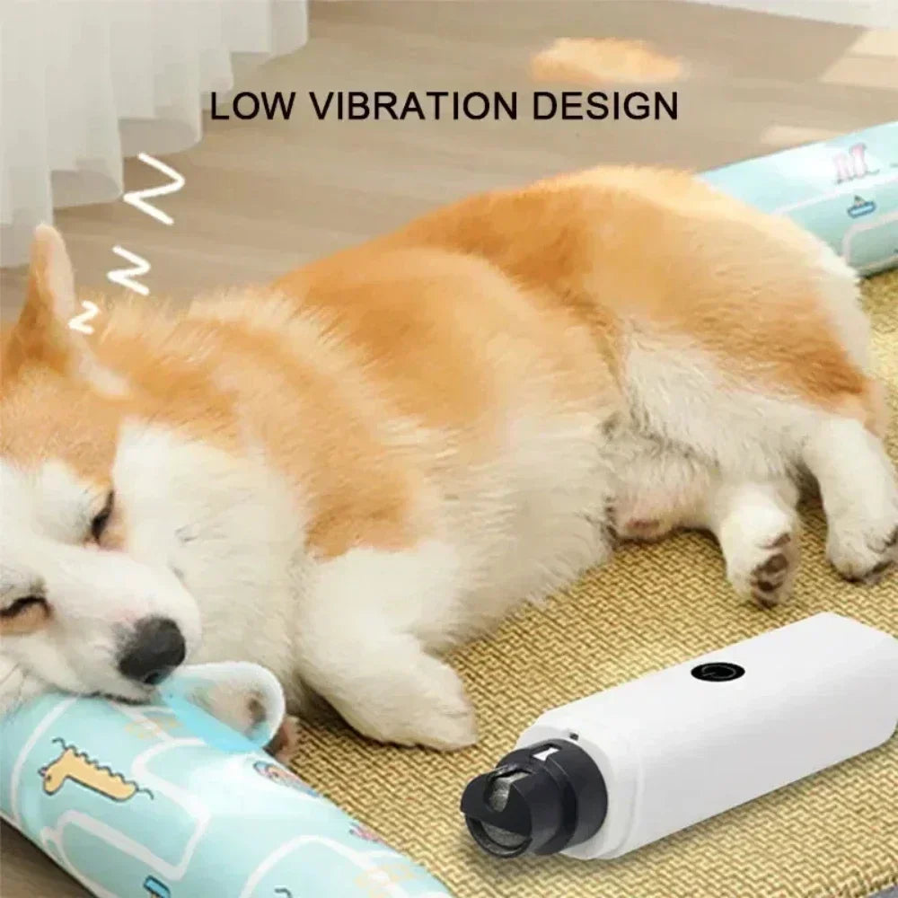 Electric Pet Nail Clipper USB Charging for Dogs Cats Portable Safe Nail Grinder for Small Medium Large Puppies  Kittens Grooming