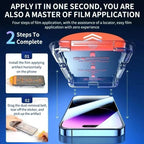 2pcs Dust Installation Privacy Tempered Glass Screen Protector for iPhone 16 15 14 13 12 11 Pro Max 14 15 Plus 16e X Xs Max Xr