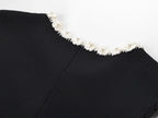 Lace Contrast Vest Dress Light Luxury and Fashionable Single-breasted Pleated 2025 Spring and Summer New Style Vintage Dress