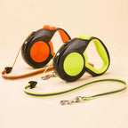 3M/5M/8M Dog Leash with Reflective Stitching,Heavy Duty Retractable Dog Leash One Button Lock and Release for Small To Large Dog