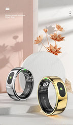 For Xiaomi Smart Ring Bluetooth Health Monitor Heart Rate Blood Oxygen Sleep Temperature Gesture Control Waterproof Sport Rings
