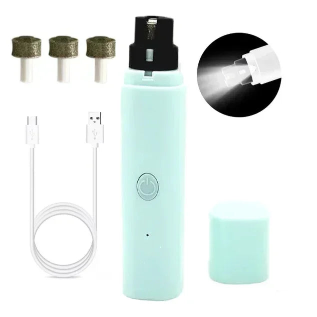 Electric Pet Nail Clipper USB Charging for Dogs Cats Portable Safe Nail Grinder for Small Medium Large Puppies  Kittens Grooming