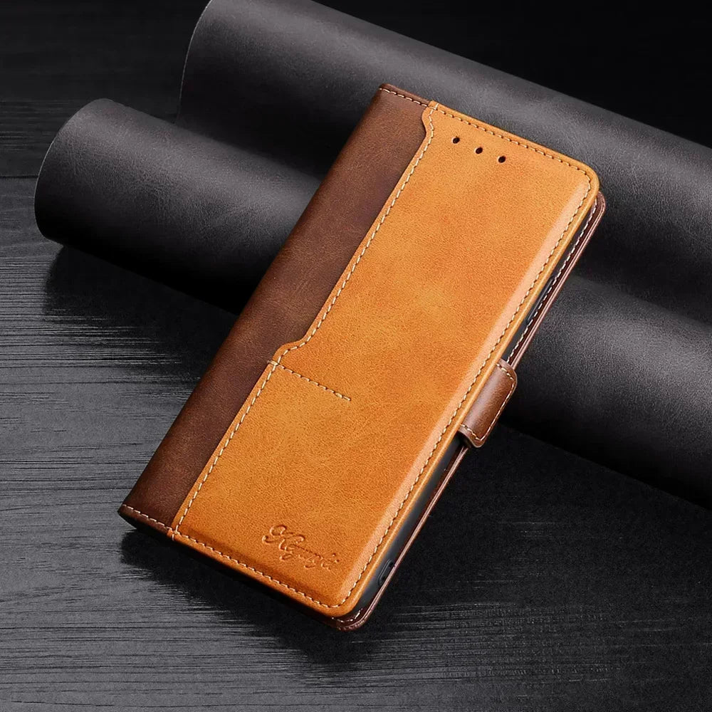 Business Leather Flip Case for POCO X7 Pro Protect Cover Side Magnetic Case for Xiaomi Poco X7 M7 Pro C75 With Card Slots Funda