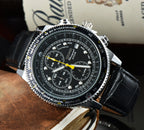 SEIKO Men's Sports Quartz Waterproof Watch, Multifunctional Dial Luminous Hands and Markers, Stainless Steel or Rubber Strap.
