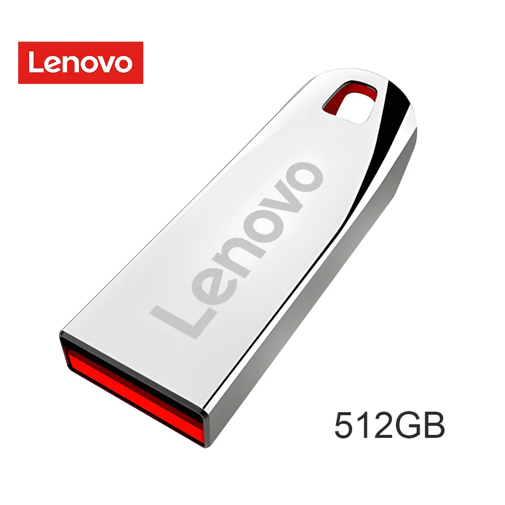 Lenovo U Disk 2TB 256GB 512GB Metal USB3.1 Dustproof Titanium Gamer Design USB  Flash Drive 128GB  Pen Drive 512GB 1TB