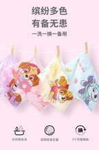 4PCS Genuine Paw Patrol Skye Girl Children Cotton Underwear Printing Panties Kids Short Panties Underpants Girls Briefs Panties