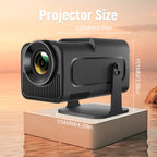 Projector Netflix Officially Licensed HY320 Android 11 1080P 500ANSI Amlogic S950D4 WIFi6.0 BT5.2 Mini 4K Projector