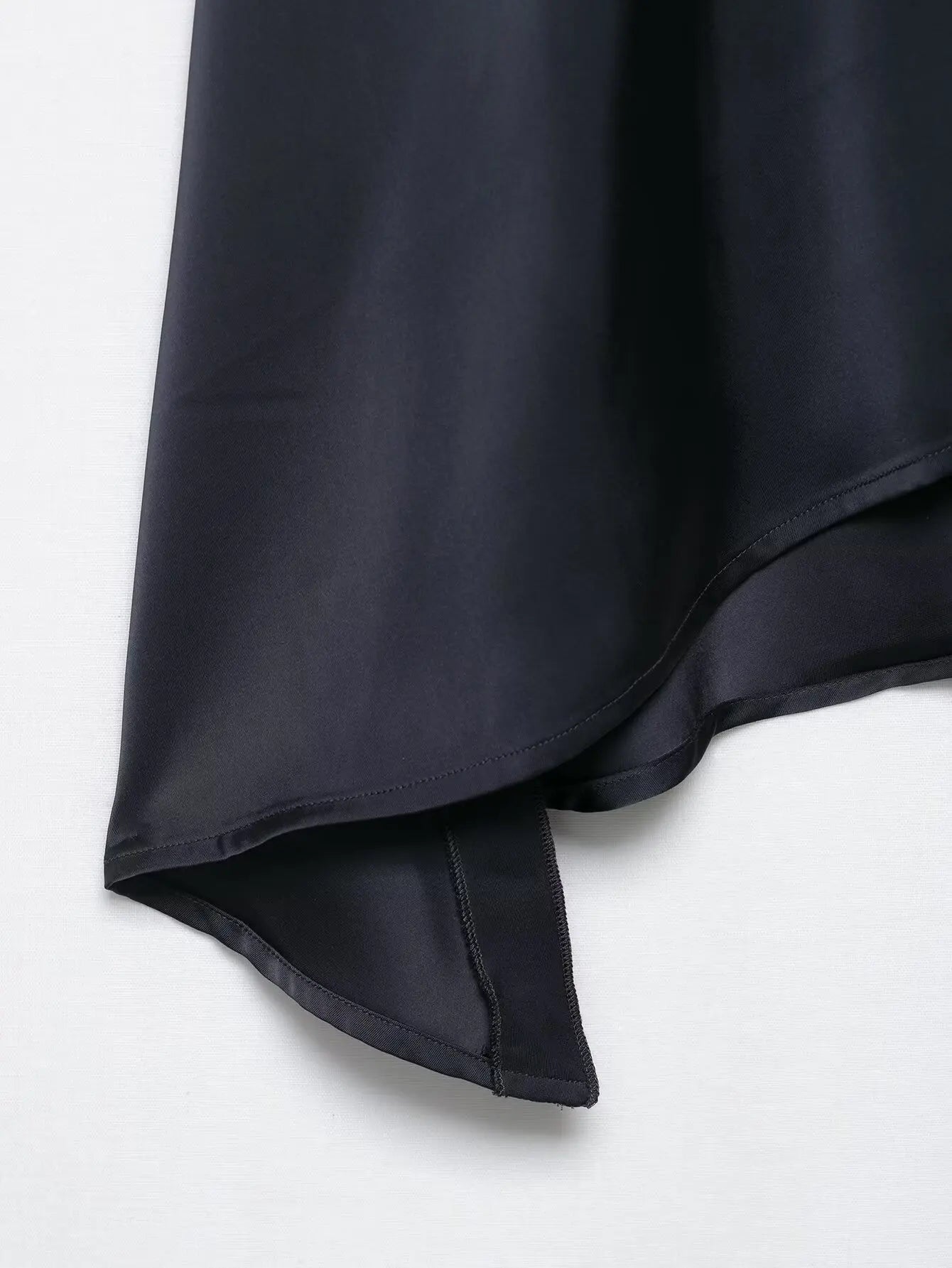 MYST&ZA2025 new summer women's casual simple halter neck backless sleeveless top + drawstring wide-leg trousers