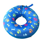 Soft Inflatable Dog Collar Elizabeth Cone Alternative, Post-Surgery Recovery Donut for Small to Large Dogs, Stops Licking Wounds