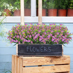 Artificial Flowers Outdoor UV Resistant Fake Plant for Home Garden Yard Wedding Decor Plastic Spring Summer Shrub Plants  Flower
