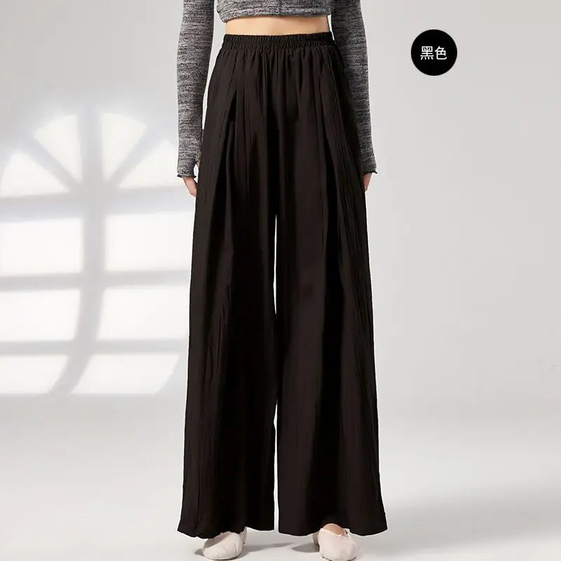 Modern Dance Practice Suit New Wide-leg Pants Chinese Classical Dance Suit Shape Female Teacher Dance Pants in Class