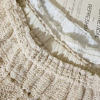 Retro Hollow Knitted Crochet Women's Solid Color Skirt 2025 Summer Fashion Lace Patchwork Female High Waisted Skirt