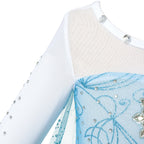 Summer Fancy Queen Elsa Anna Costume Girls Princess Dress Toddler Halloween Cosplay Party Vesidos For 2-10 Years