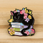 2-10pcs/set Funny Animals Series Enamel Pin Cartoon Cats Dogs Brooch Set Lapel Pins Badge on Backpack Clothing Accessories Gifts