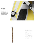 New Bird Carrier Small Pet Travel Bag for Small Parrot Lightweight Portable Backpack Transparent Pet Bird Cage