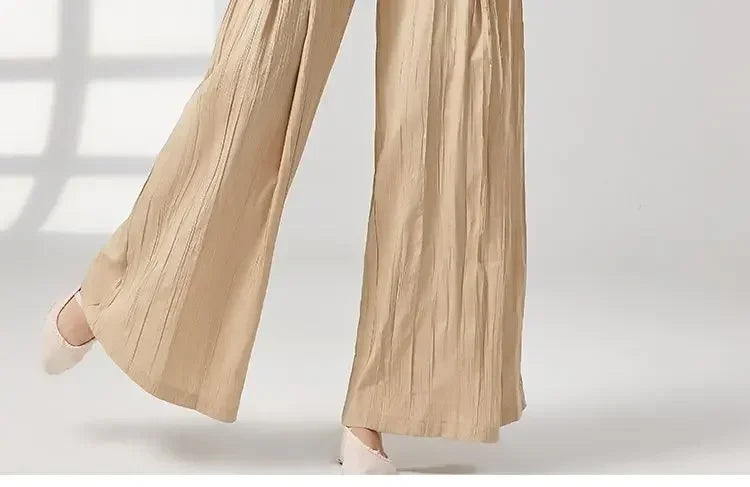 Modern Dance Practice Suit New Wide-leg Pants Chinese Classical Dance Suit Shape Female Teacher Dance Pants in Class