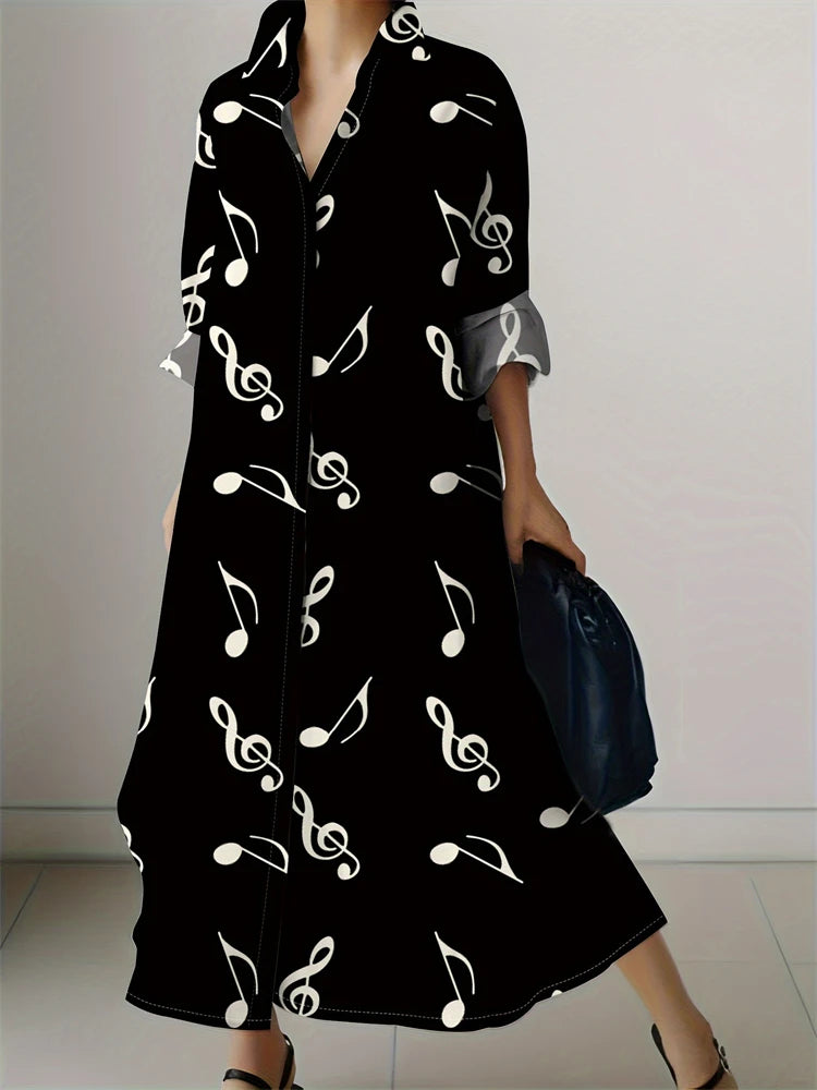 New Women's Fashion Shirt Dresses High Temperament Leopard Print Casual Dresses Women's Elegant Party Long Sleeve Dresses
