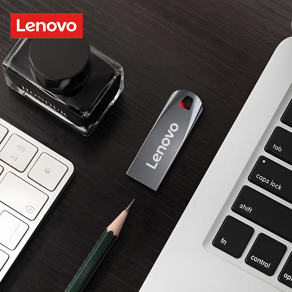 Lenovo U Disk 2TB 256GB 512GB Metal USB3.1 Dustproof Titanium Gamer Design USB  Flash Drive 128GB  Pen Drive 512GB 1TB