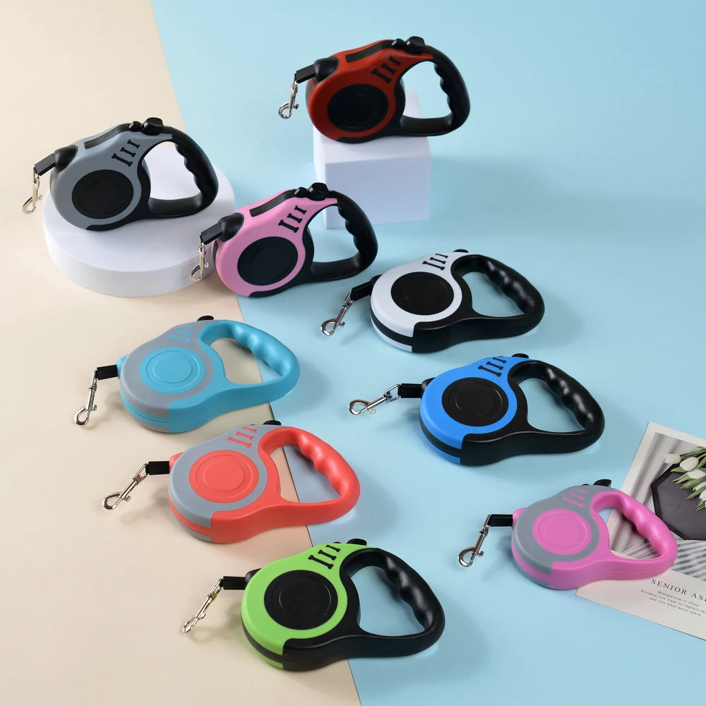 3m 5m dog leash For Small Medium Dogs Cats Automatic Retractable Lead Strong nylon Pets Traction Rope Chihuahua Bulldog Supplies