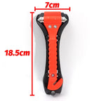 Car Breaking Window Emergency Escape Hammer 2-in-1 High Hardness Carbon Steel Safety Hammer Seatbelt Cutter for Auto Truck Bus