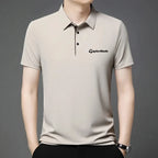 Fashionable Classic Men's Summer New Golf Collar Business Leisure Style Luxury Brand Letter Printed High end Leisure T-shirt