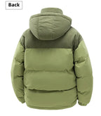 High Quality Thickened Cotton Jacket for Men Winter Windproof Warm Hooded Coat Couple Casual Wear Chinese Brand Outerwear