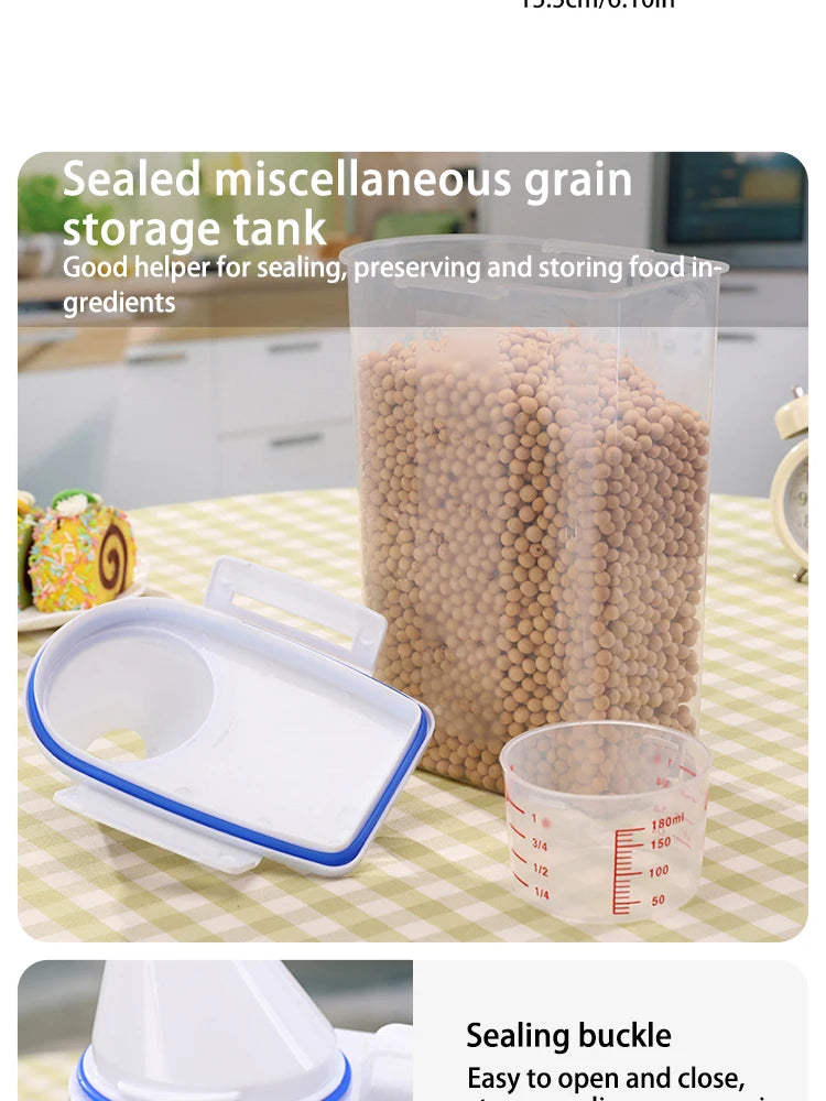 New Premium Pet Food Storage Container Large Capacity With Airtight Seal - Durable  Easy Clean & Stylish Design For Dogs & Cats