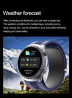 Sapphire Glass AMOLED Blood Pressure Smart Watches ECG Blood Oxygen Blood Pressure Air Pump Sport Health Tracking Smartwatch NFC