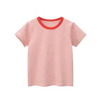 Children Short Sleeve T-shirts Korean Version Kids Clothing Boy Baby Cotton Tees 2-9 Years Summer Cartoon Tops