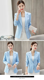 Spring New Women's Long-sleeved Suit Jacket, Korean Style Slim Short Coat Women, Asian Size M-XXXL, Girl's Blazers