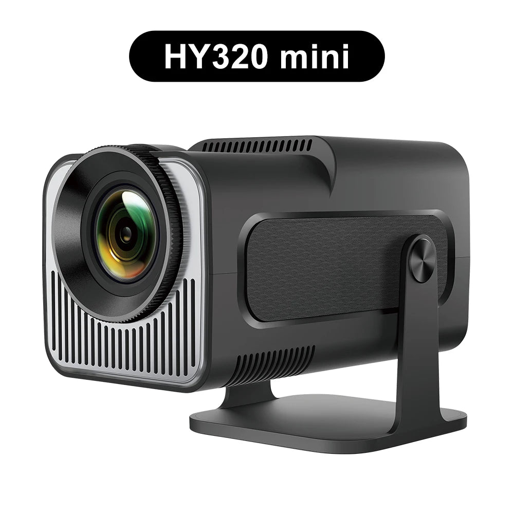 Salange HY320 Mini 4K Android 11 Projector Native 720P 300ANSI Dual Wifi6 BT5.0 Cinema Portable Projetor Outdoor 180°  Rotable