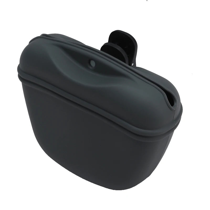 Portable Silicone Dog Treat Bag Outdoor Dog Treat Pouch for Training Feeding Bag Large Capacity Pet Trainer Waist Bag Dog Suppli