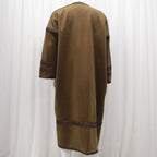 Wholesale New Arrival 2025 Oem Custom High Quality Men's Winter Bisht Coat Bisht Farwa for Prayer Made of Polyester for Adults