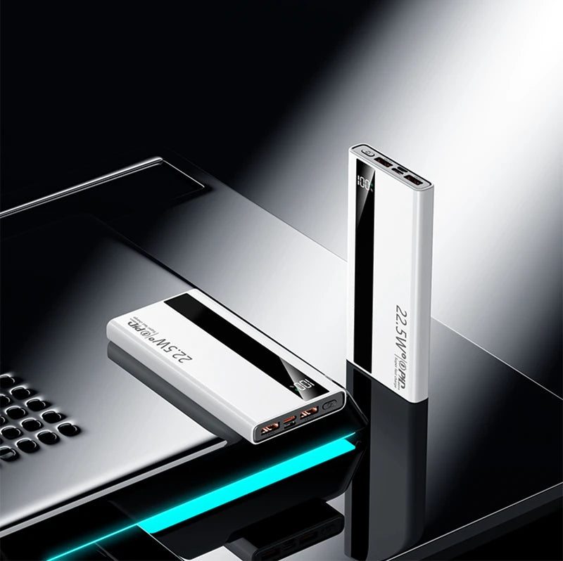 120W 50000mAh Power Bank High Capacity Digital Display Fast Charging Powerbank Portable Battery Charger Type C For iPhone
