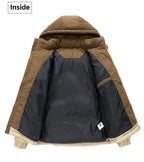 High Quality Thickened Cotton Jacket for Men Winter Windproof Warm Hooded Coat Couple Casual Wear Chinese Brand Outerwear