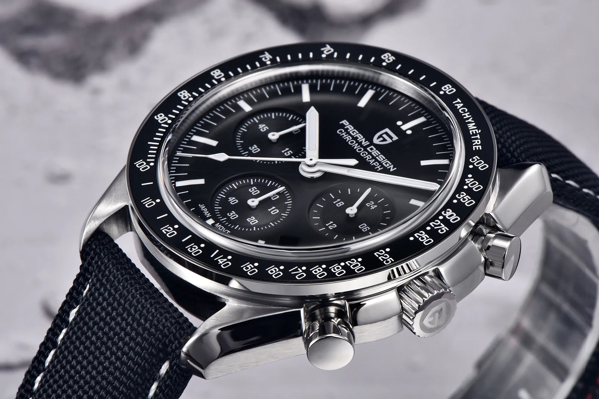 2025 New PAGANI DESIGN Moon V6 Men's Watches Luxury Quartz Watch For Man Chronograph VK63 Men Gift AR Sapphire Mirror Luminous