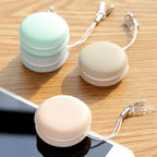 Cell Phone Screen Wipe Macaron Shape Cleaning Cloth Pendant Multifunction Cleaning Tools Glasses Lens Cleaner Key Pendant Gift