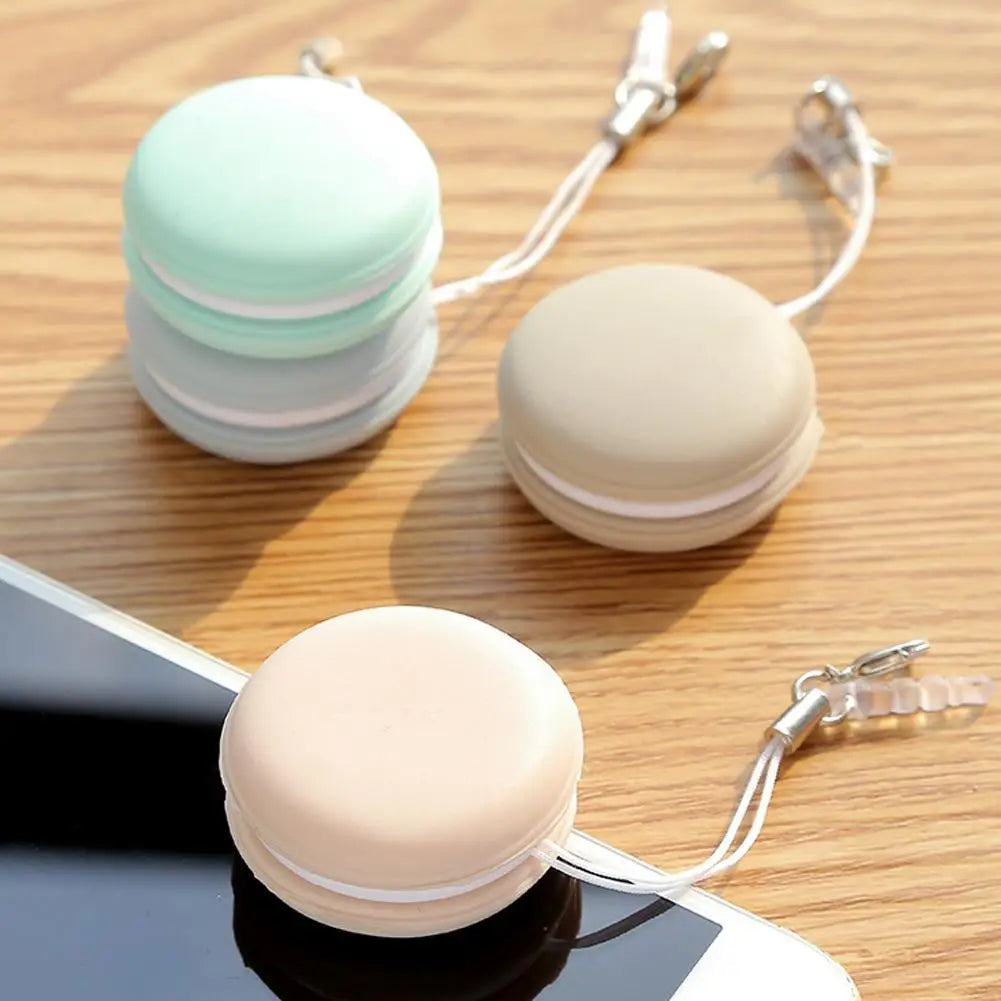 Cell Phone Screen Wipe Macaron Shape Cleaning Cloth Pendant Multifunction Cleaning Tools Glasses Lens Cleaner Key Pendant Gift