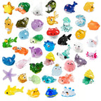 Mini Ocean Resin Animals Tiny Sea Animals Figurines Marine Miniature Animals Aquarium Ornaments Home Decorations
