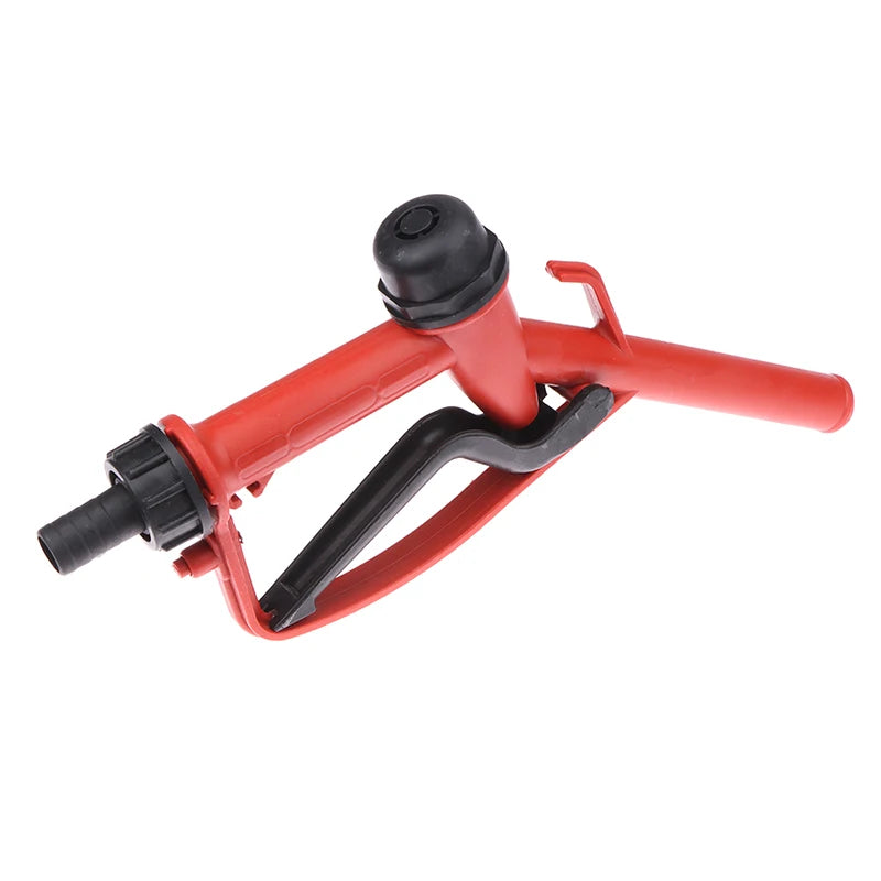 1pc Plastic Manual Heavy Duty Fuel Nozzle Gun With Hook Straight Nozzle - Diesel And Petrol Nozzle Max Flow 45L/M
