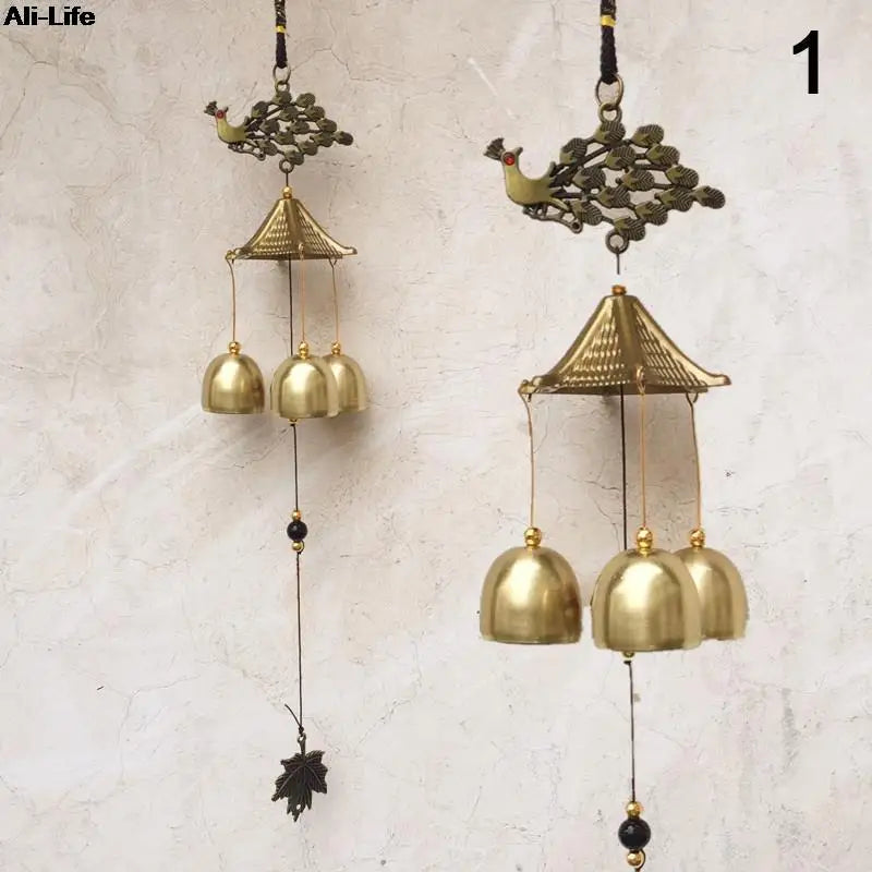 1PC New Lover Bird Dophin Valetines Gifts Plastic Dophin Wind Chime Bell Garden Living Decor Ornament Home Garden Decor