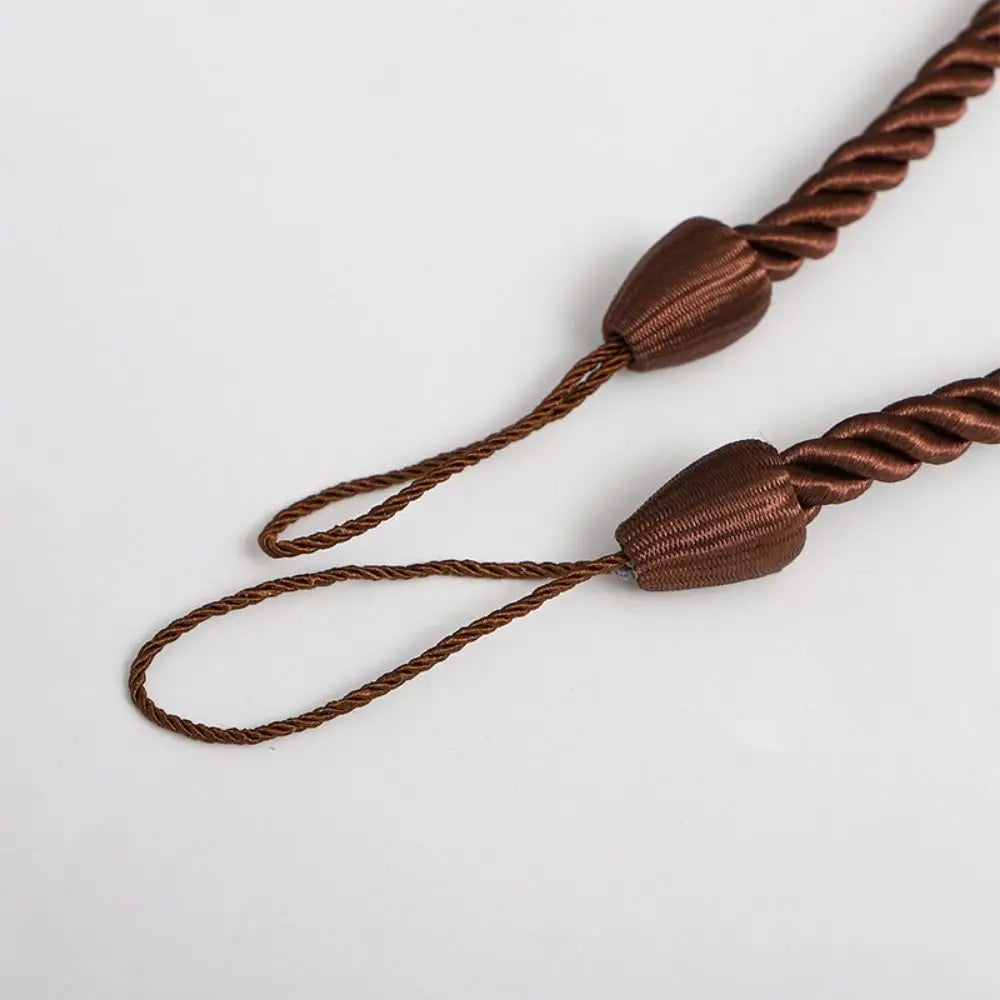 2Pcs Handmad Curtain Woven Tiebacks Ins Style Light Luxury Curtains Binding Rope Easy to Use Curtains Tied Strap