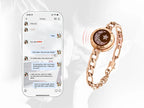 Totwoo Long Distance Relationship Touch Bracelets Couple Birthday Gift Smart Bluetooth Jewelry with App Support iOS Android